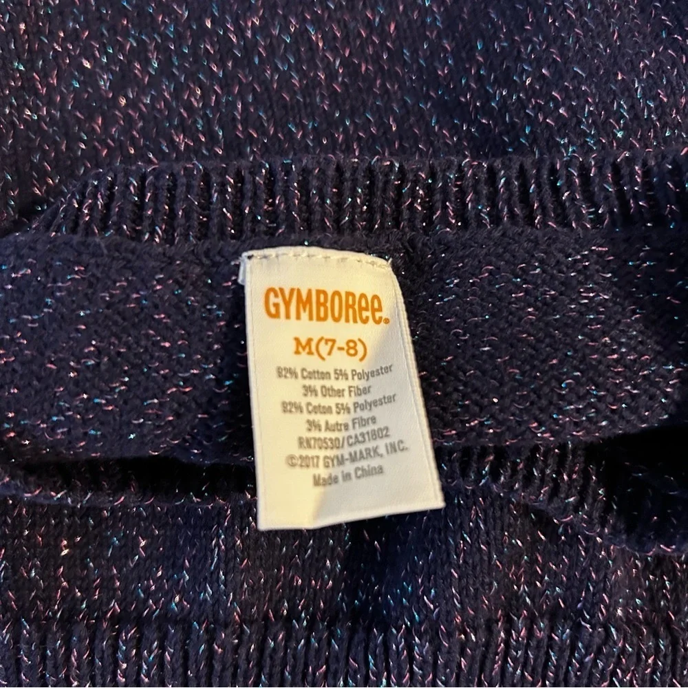 GYMBOREE Navy Blue Sparkle Kids Sweater